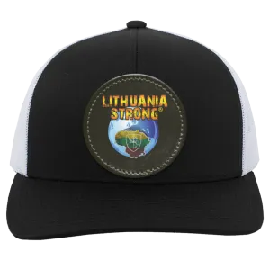 Lithuania Strong - Trucker Snap Back - Circle Patch
