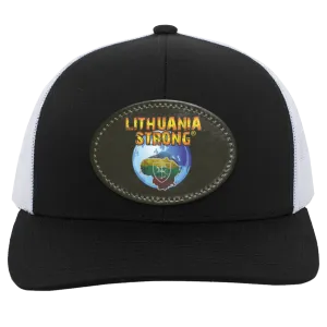 Lithuania Strong - Trucker Snap Back - Oval Patch