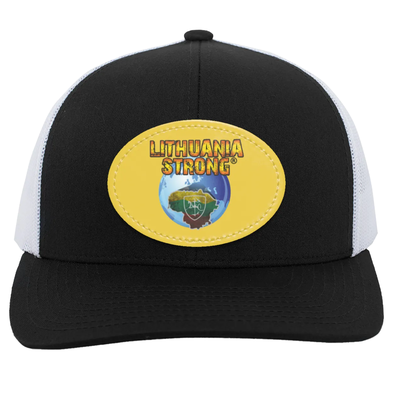 Lithuania Strong - Trucker Snap Back - Oval Patch