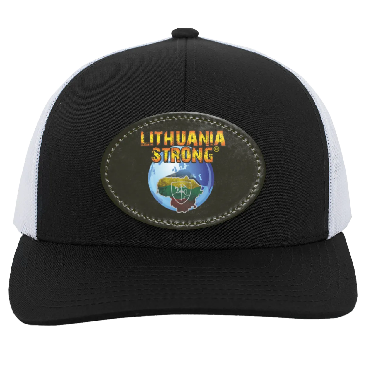 Lithuania Strong - Trucker Snap Back - Oval Patch