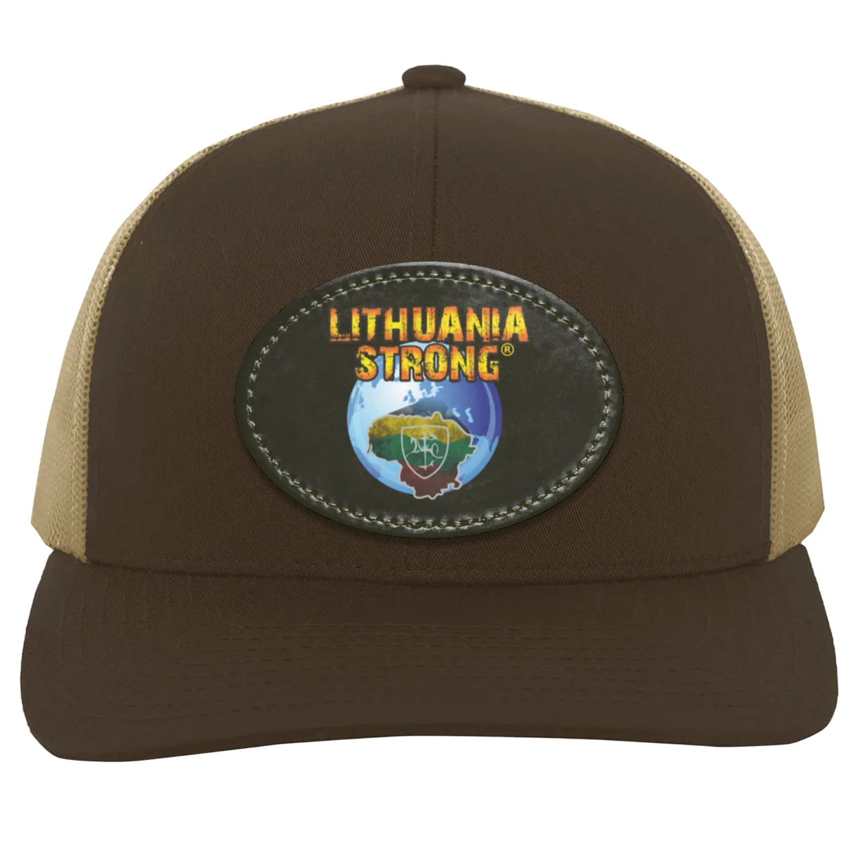 Lithuania Strong - Trucker Snap Back - Oval Patch