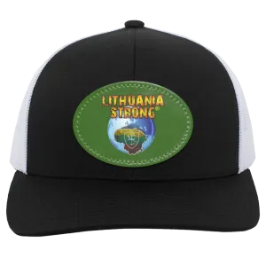 Lithuania Strong - Trucker Snap Back - Oval Patch