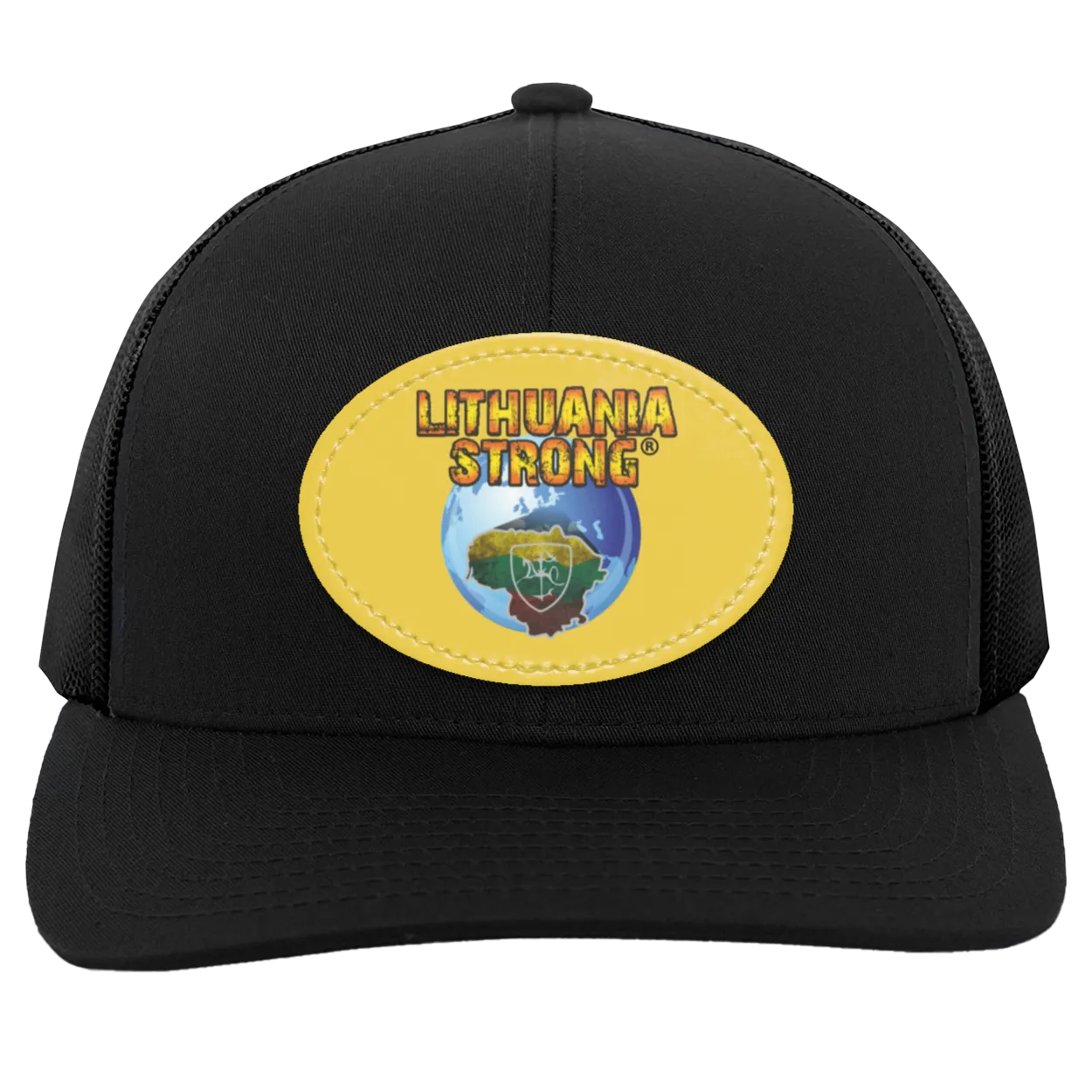 Lithuania Strong - Trucker Snap Back - Oval Patch