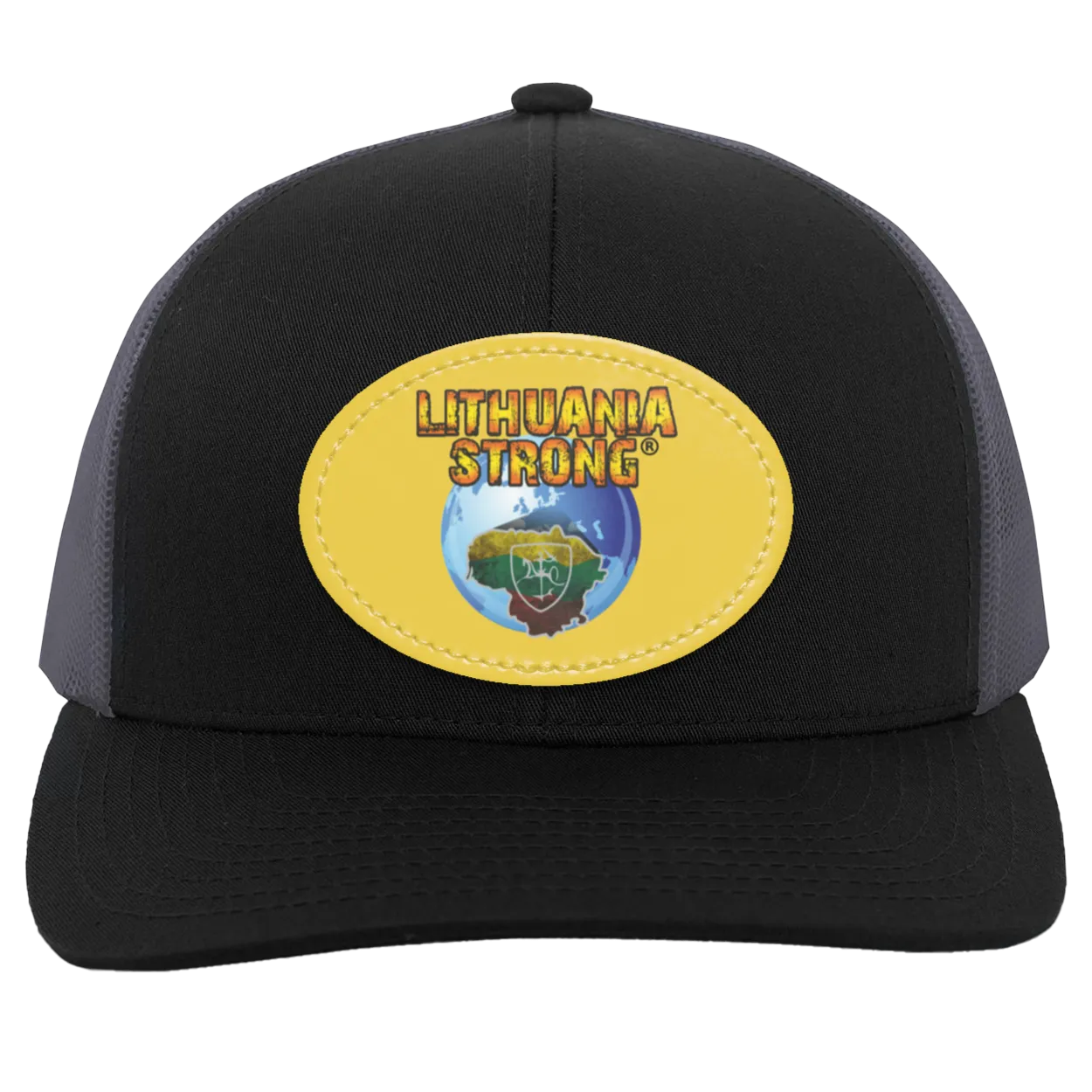 Lithuania Strong - Trucker Snap Back - Oval Patch