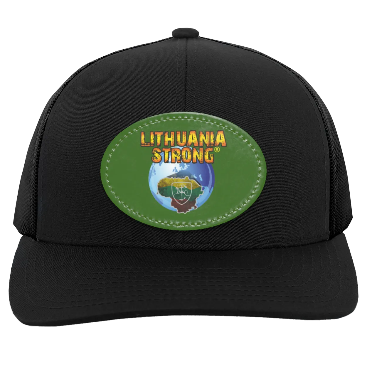 Lithuania Strong - Trucker Snap Back - Oval Patch