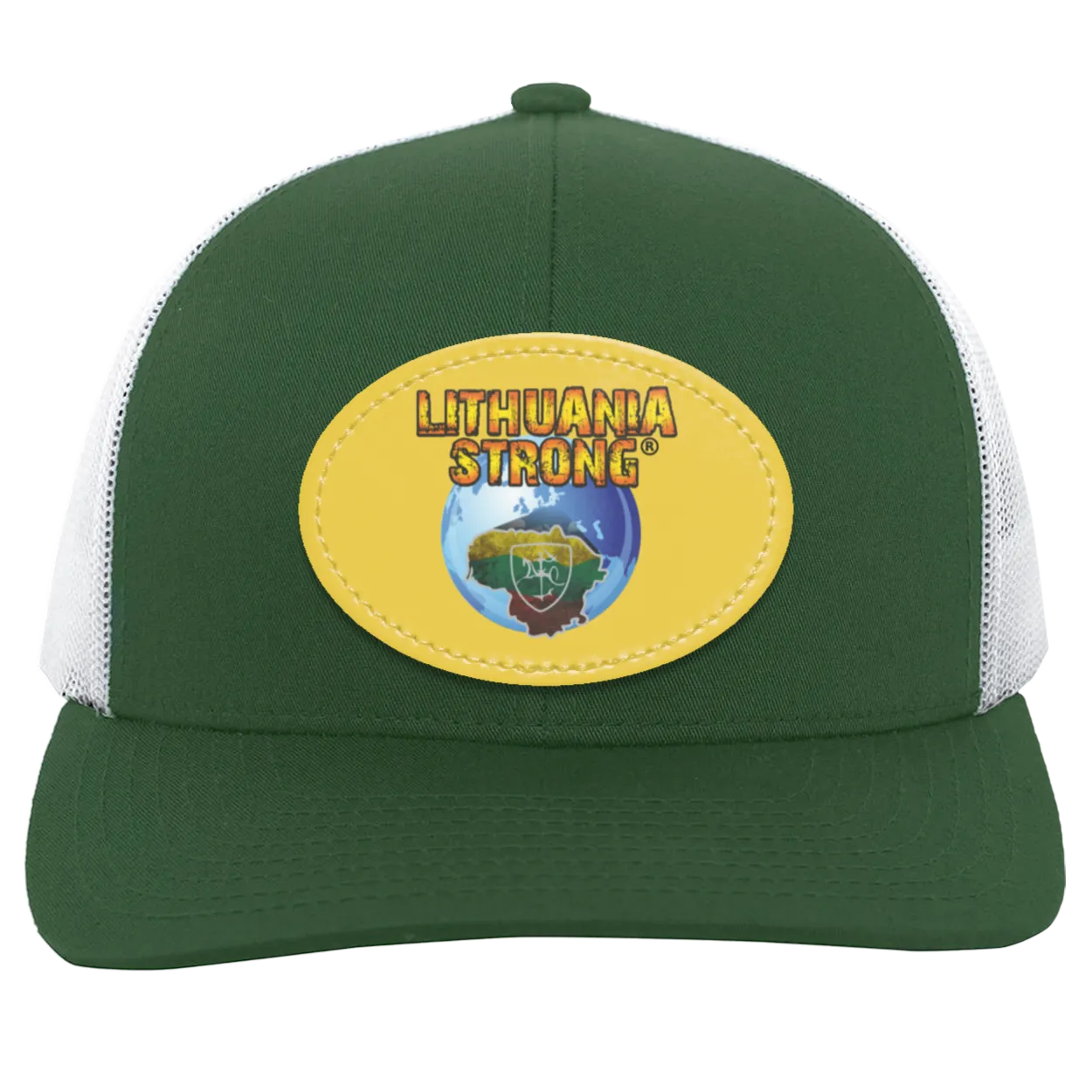 Lithuania Strong - Trucker Snap Back - Oval Patch