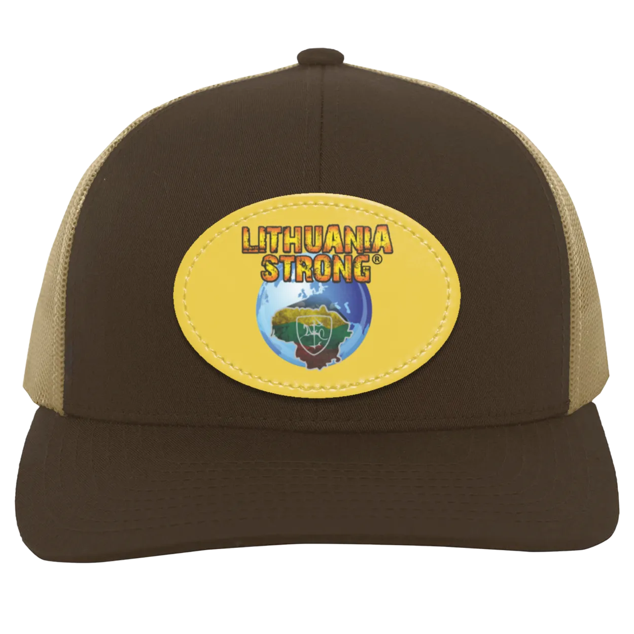 Lithuania Strong - Trucker Snap Back - Oval Patch