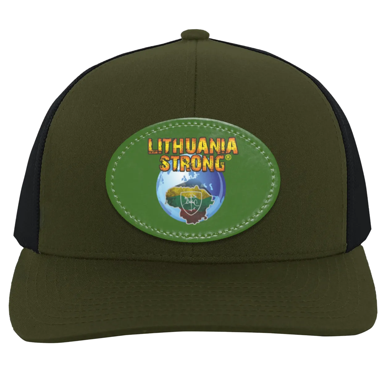 Lithuania Strong - Trucker Snap Back - Oval Patch