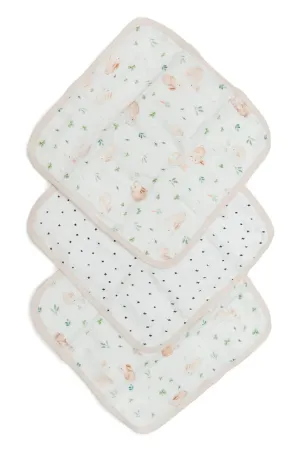 Loulou Lollipop Washcloth Set - Bunny Meadow