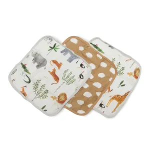 Loulou Lollipop Washcloth Set - Safari Jungle