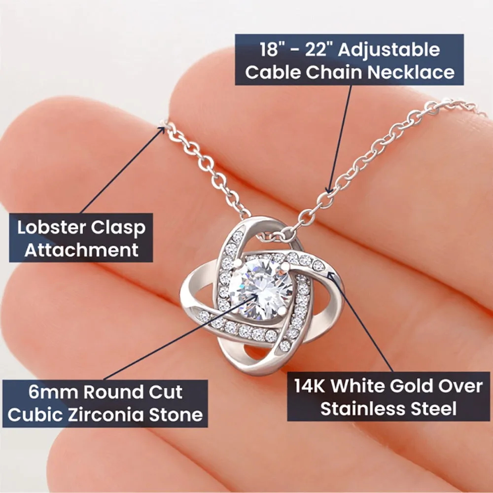 Love Knot Jewelry Set To Mother In Law, From Daughter In Law