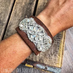 Maci Mae Collection | Rustic Rhinestone Cuff Bracelet