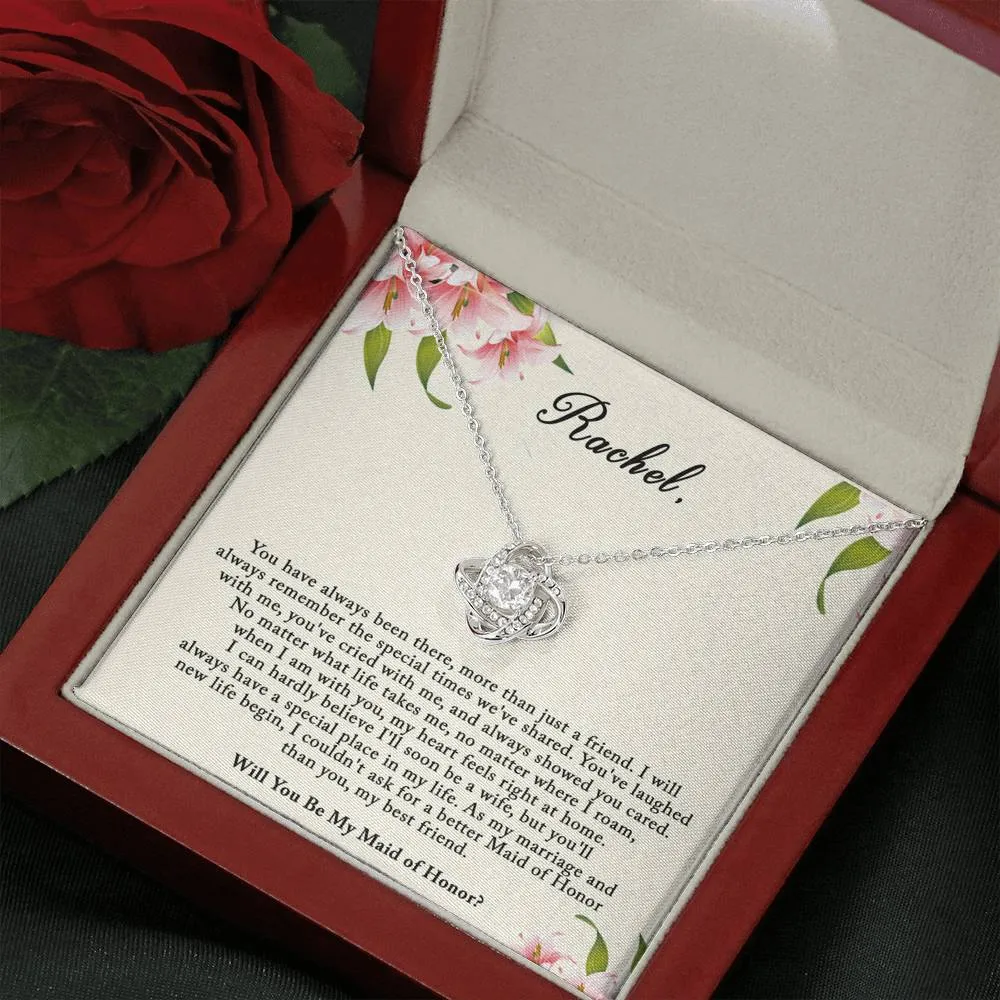 Maid of Honor Proposal Gift, Will You Be My Maid Of Honor Gift Necklace