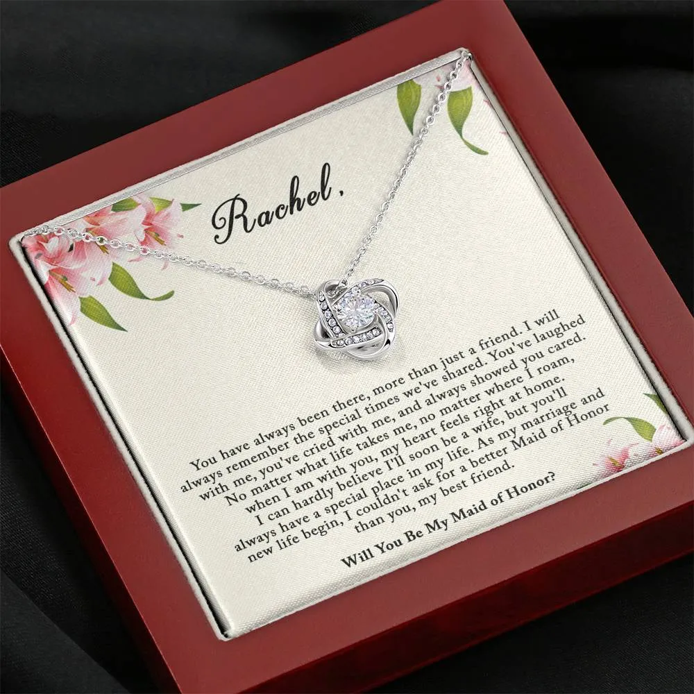 Maid of Honor Proposal Gift, Will You Be My Maid Of Honor Gift Necklace