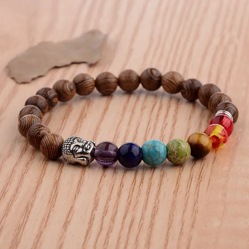 Mala Buddha Bead Bracelet