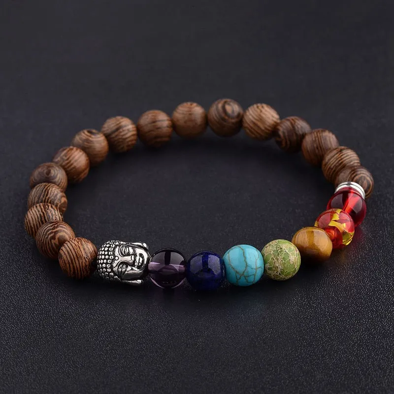 Mala Buddha Bead Bracelet