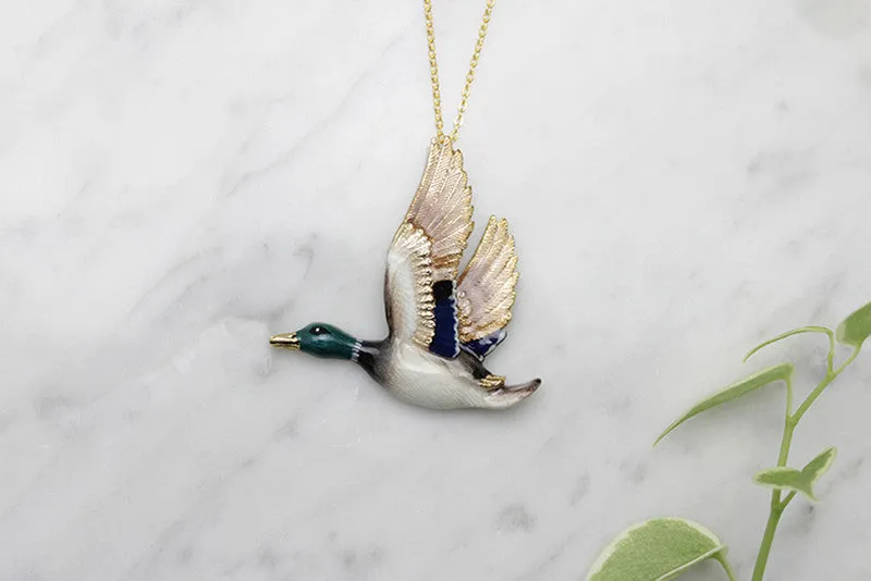 Mallard Duck Necklace | Ballerine Bird