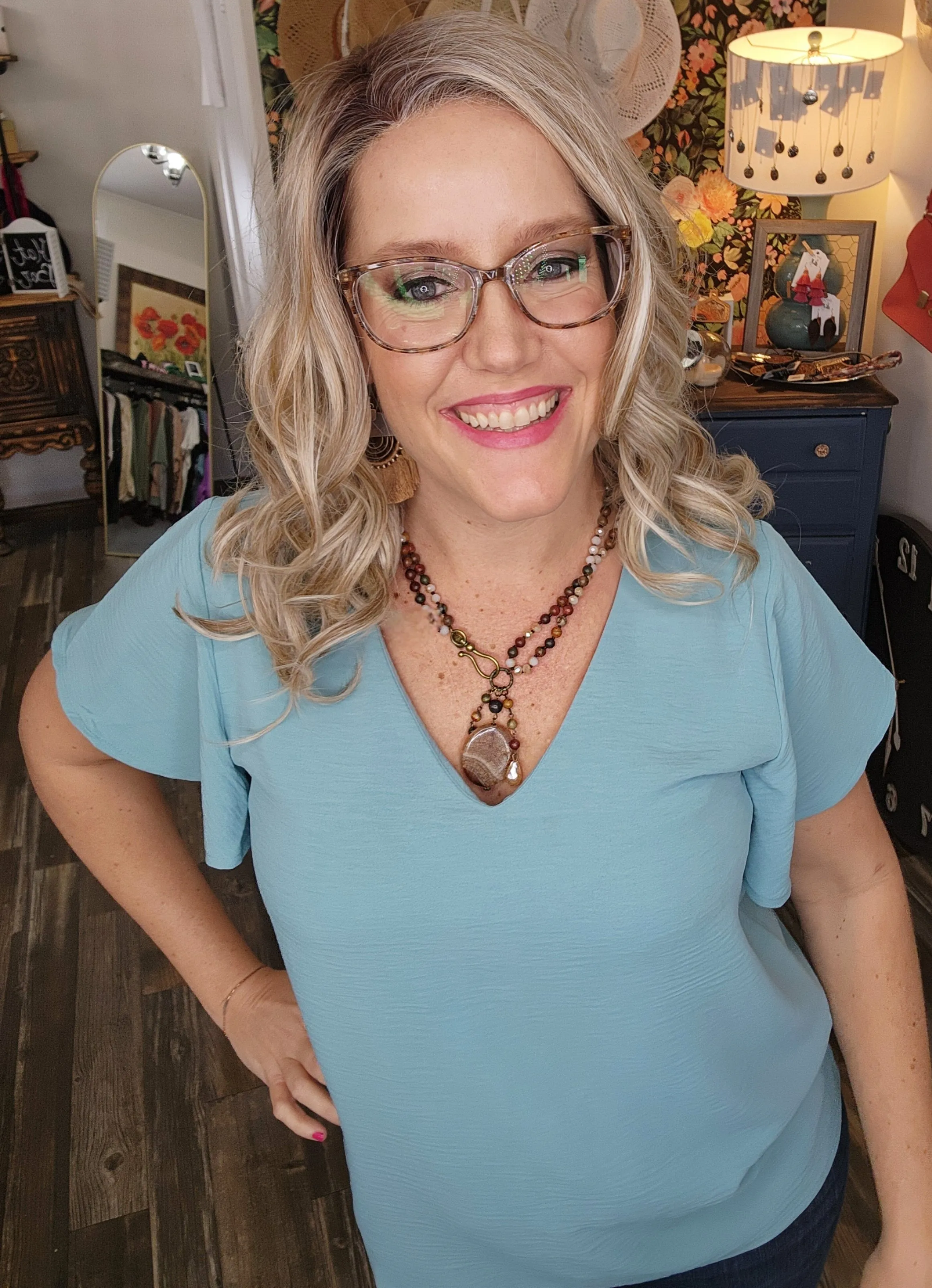 Maple Stone pendant necklace *