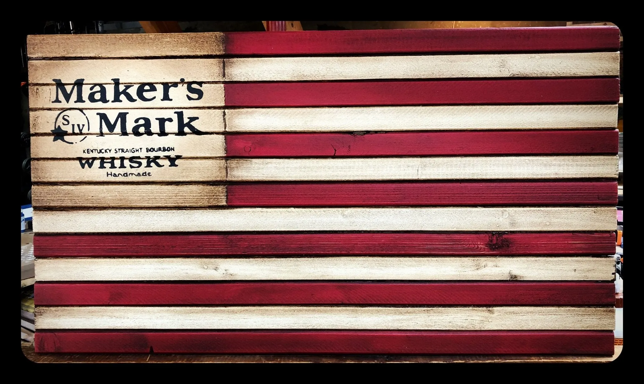 Marker Mark Whiskey Flag