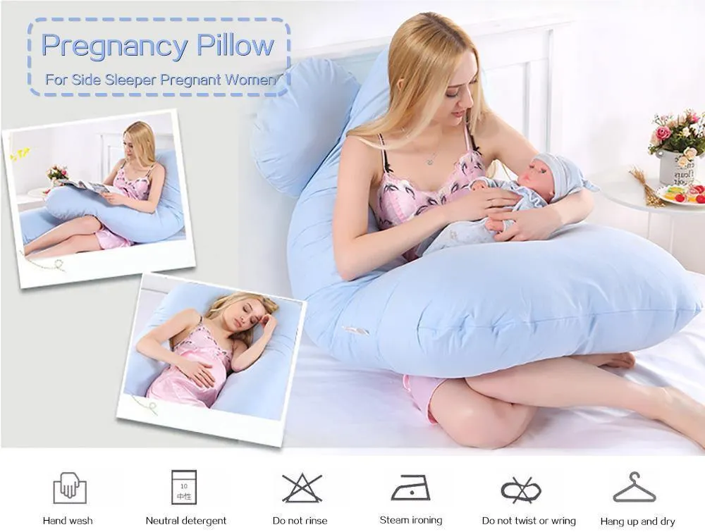 Maternity Nursing Pillow for Side Sleeper Pregnant Women