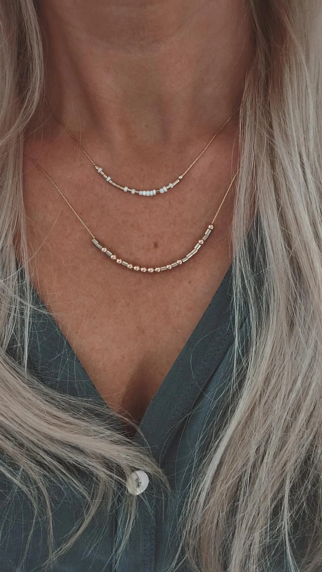 Maui Strong Morse Code Necklace #1