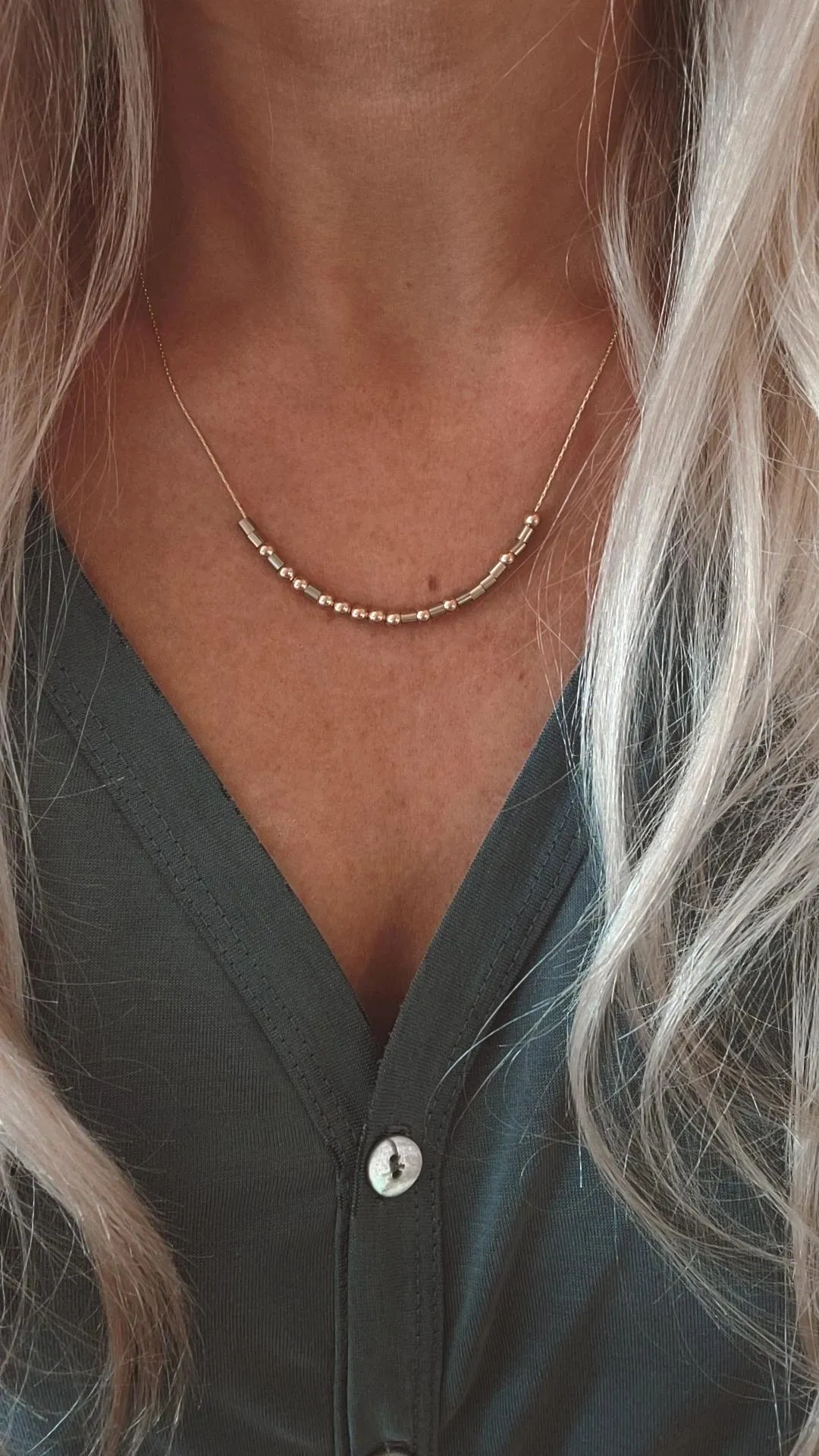 Maui Strong Morse Code Necklace #1