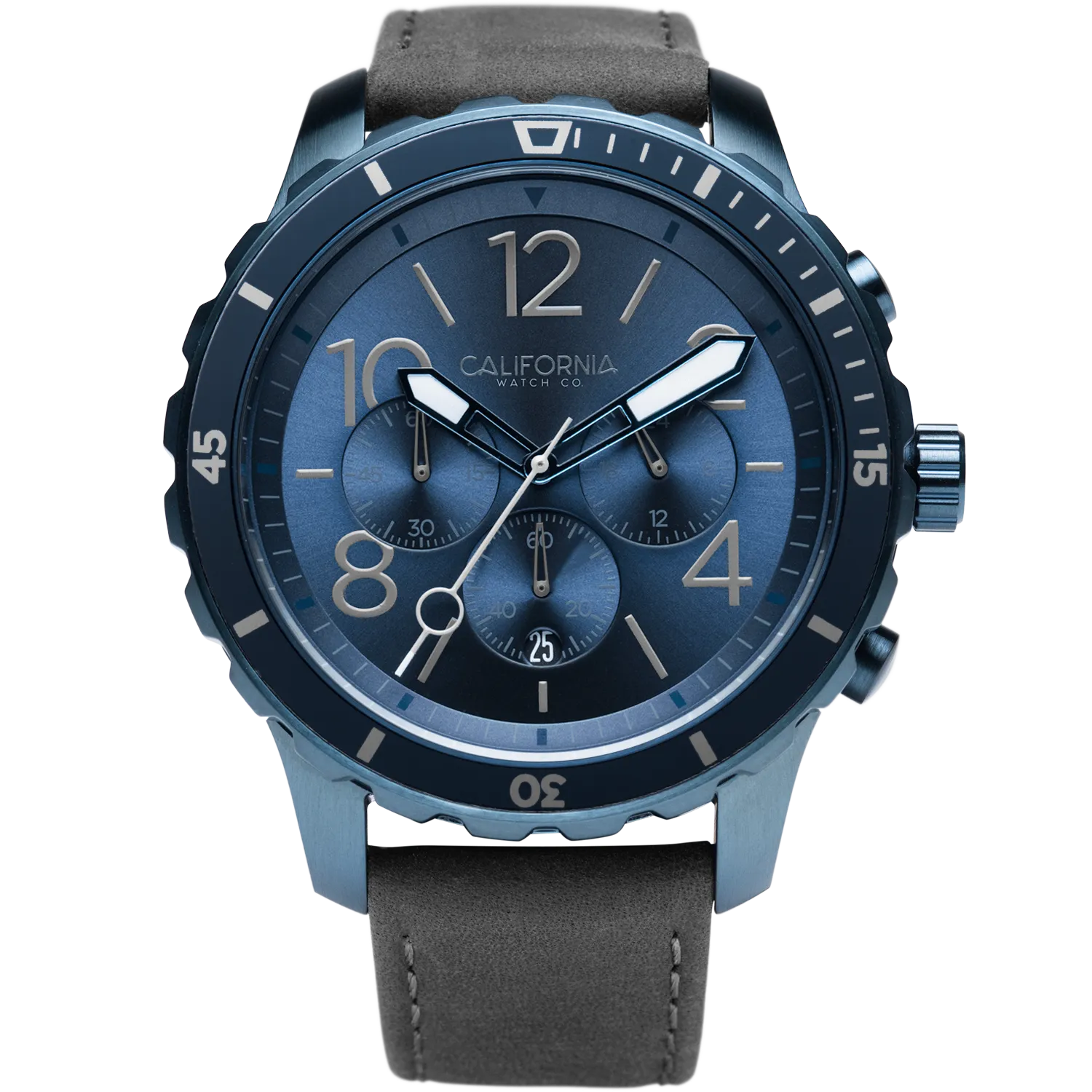 Mavericks Chrono Leather Deep Blue Gray