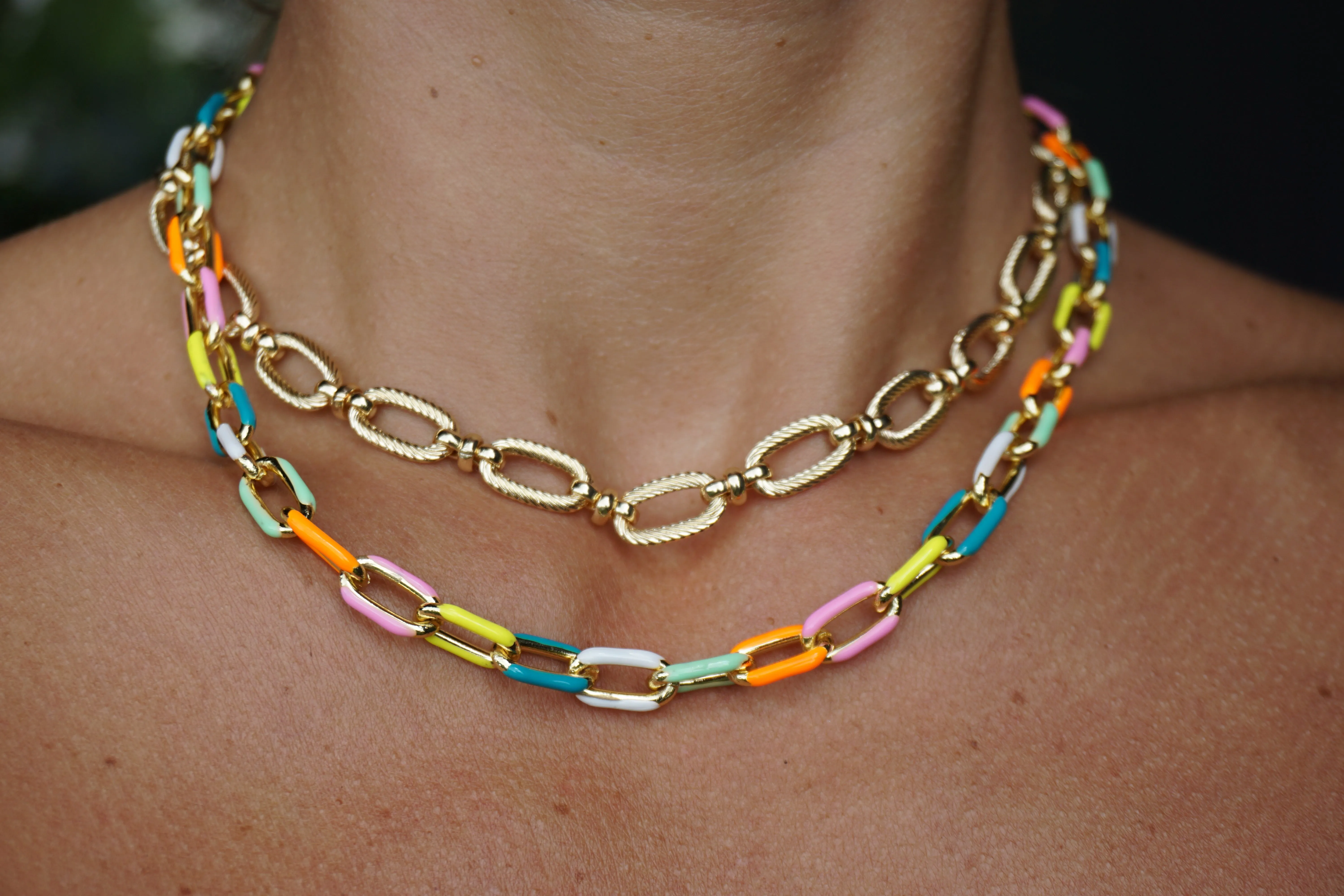 Mel Link Chain Necklace