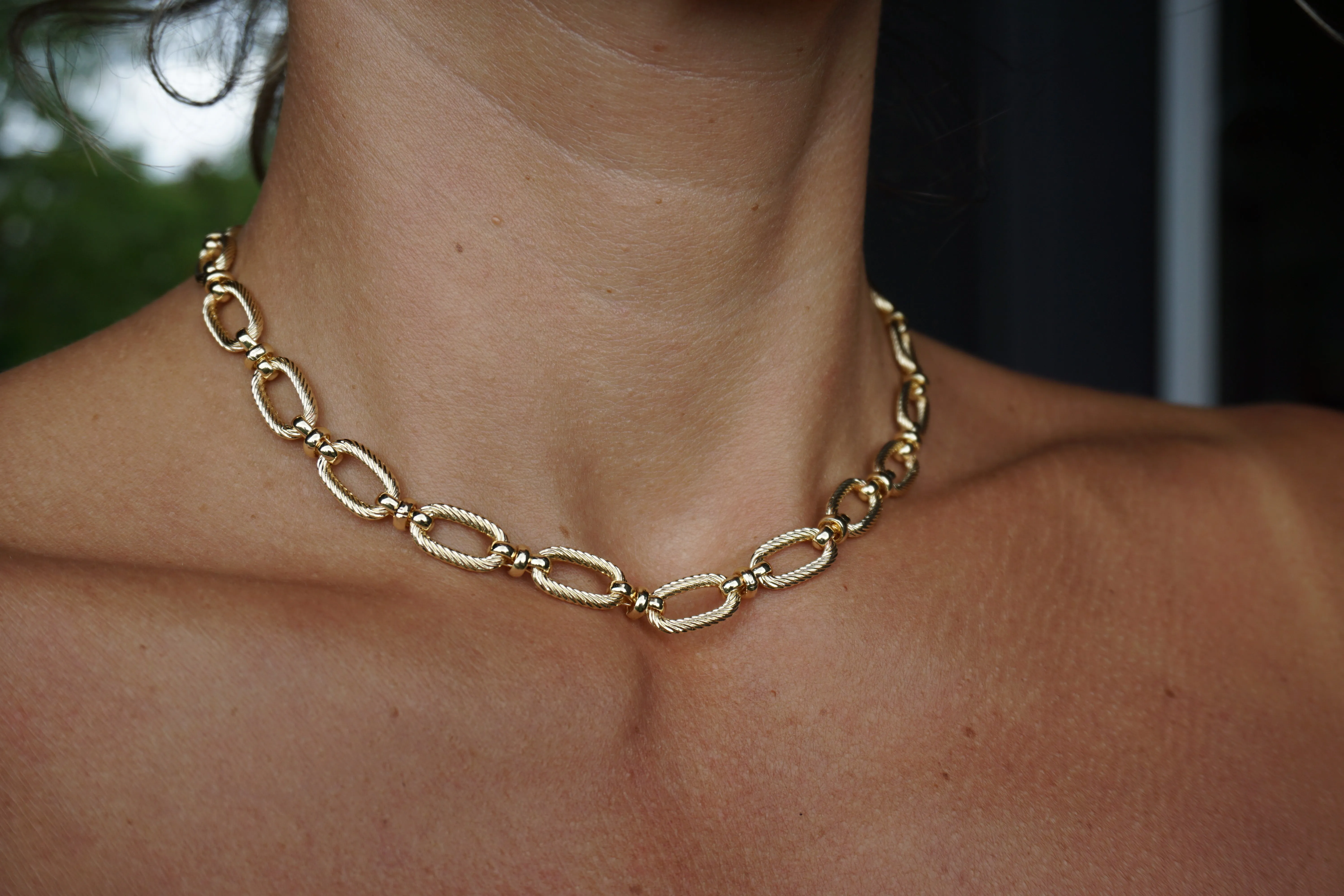 Mel Link Chain Necklace