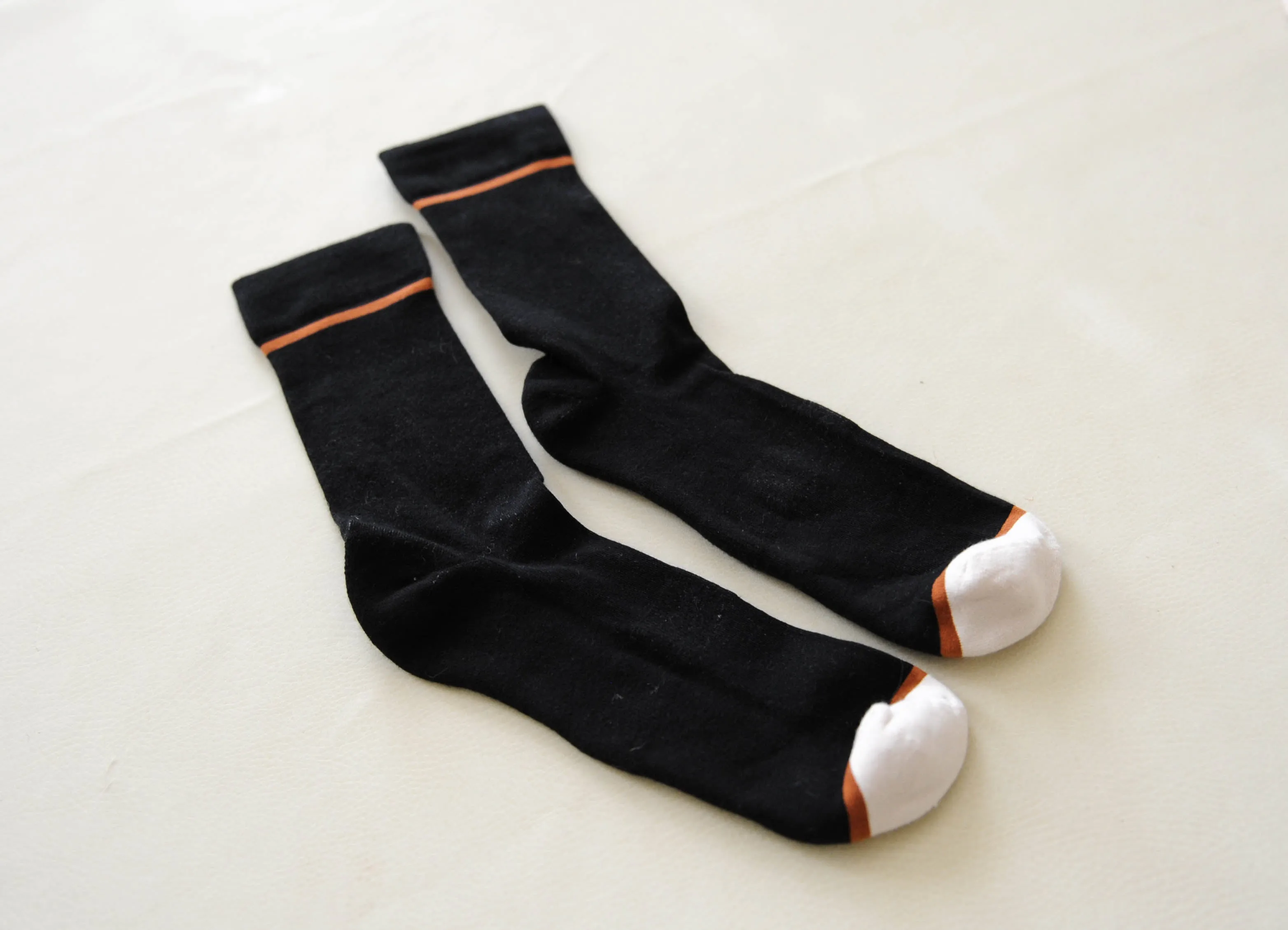 Men's Black and Brown Crew