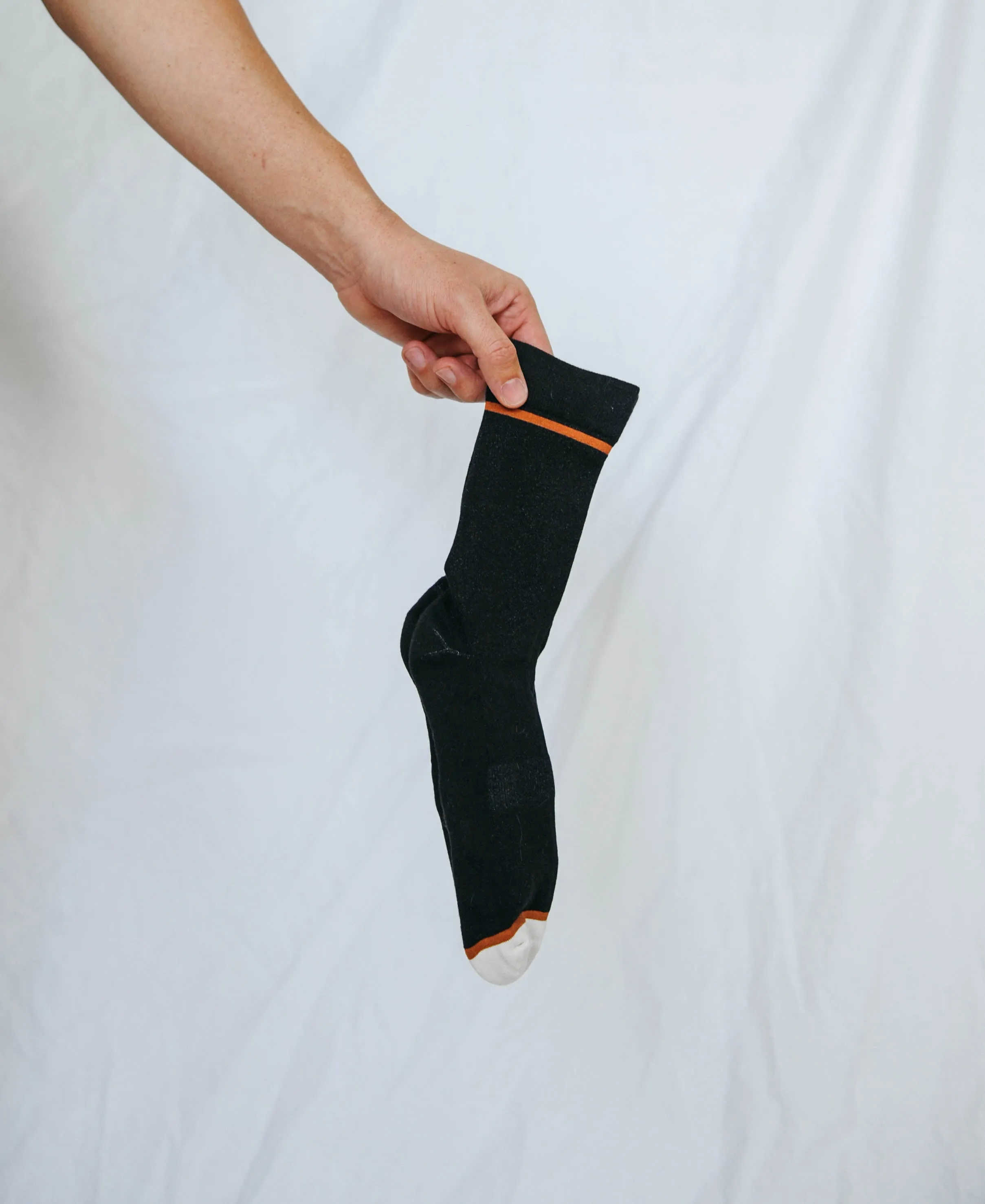 Men's Black and Brown Crew