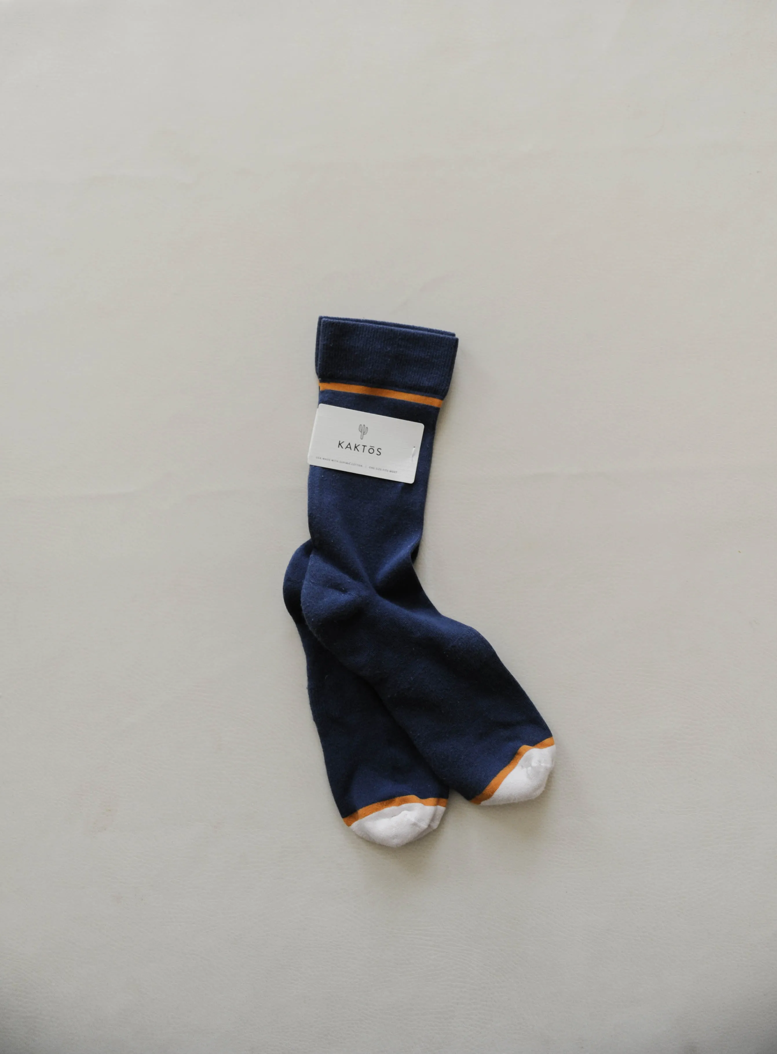 Men's Navy and Gold Crew