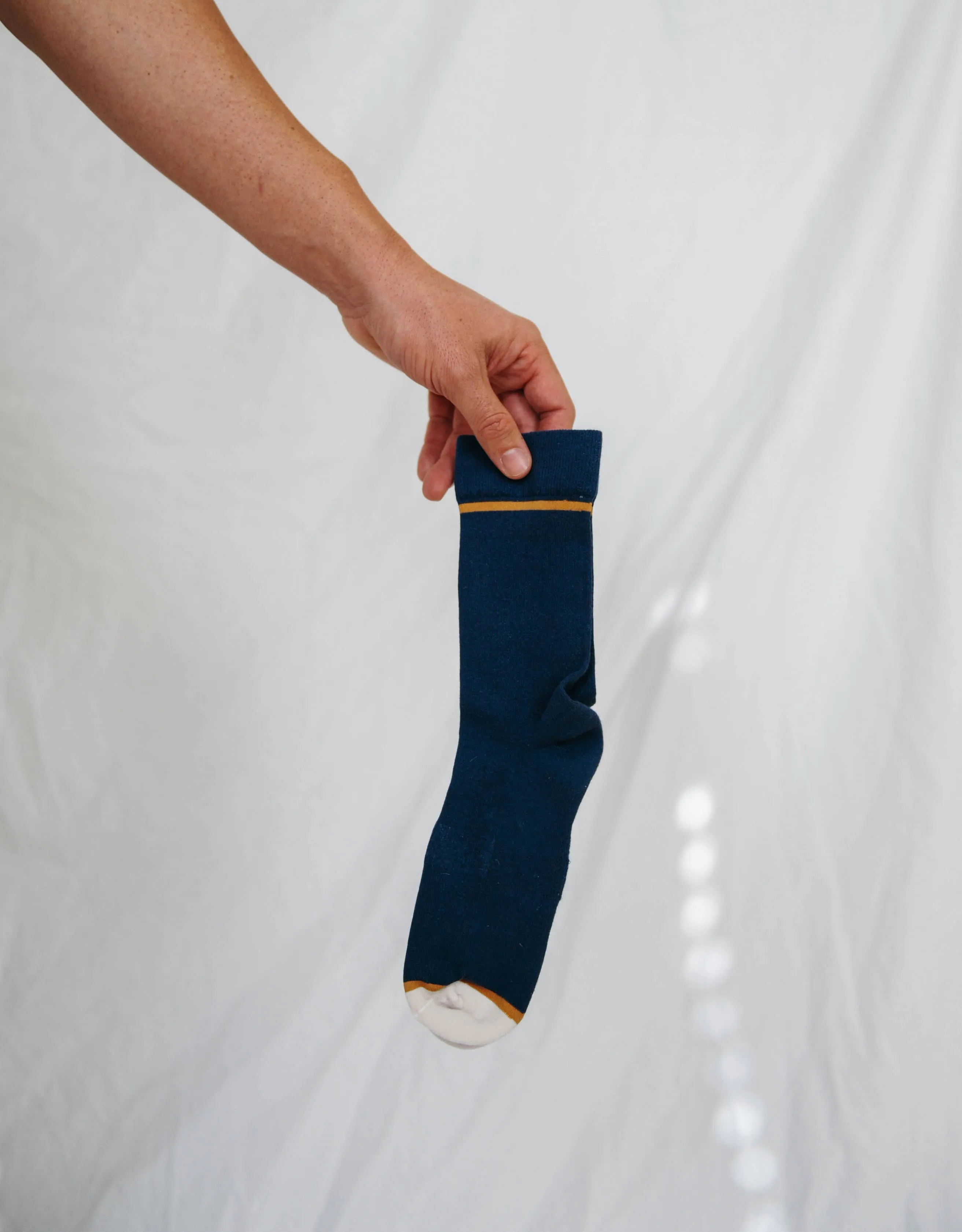 Men's Navy and Gold Crew