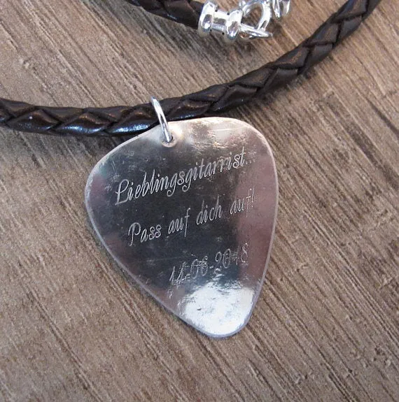 Men's Necklace, Birthday Gift For Musician