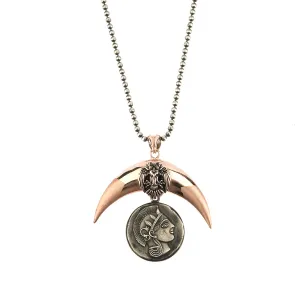 Men's Sterling Silver Coin Necklace