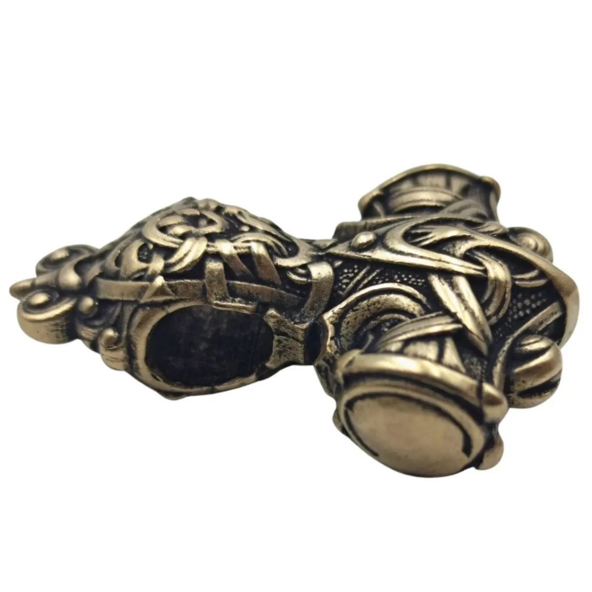 Mjolnir bronze pendant