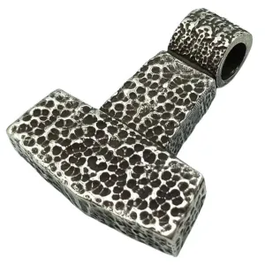 Mjolnir reenactment silver pendant