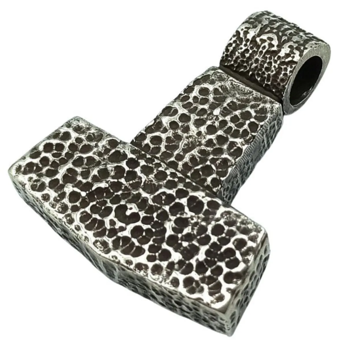 Mjolnir reenactment silver pendant