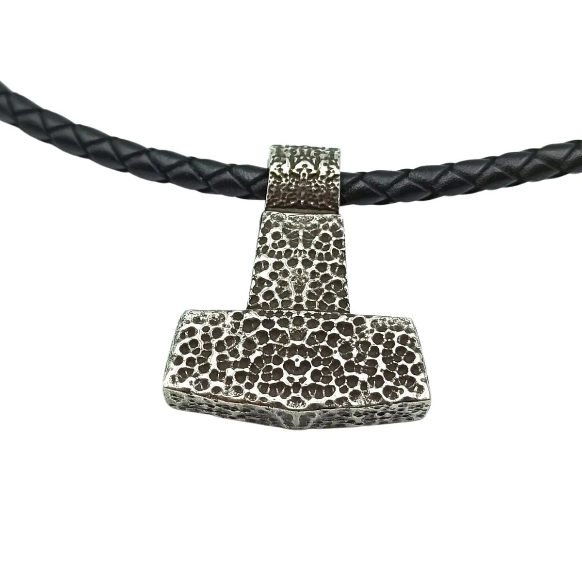 Mjolnir reenactment silver pendant