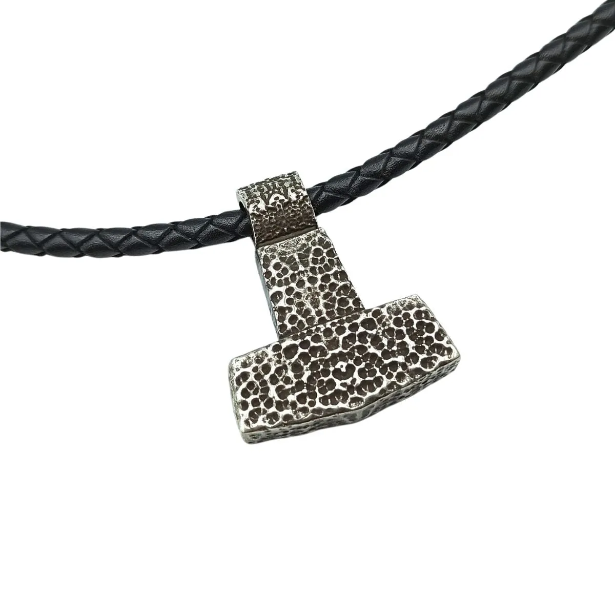 Mjolnir reenactment silver pendant