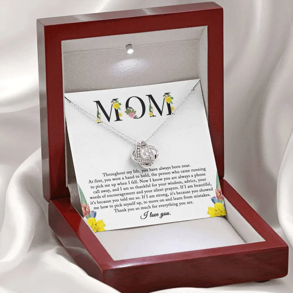 Mom Necklace, Birthday Gift for Mom From Daughter, Sentimental Gifts For Mom, Thank You Mom, Mom Necklace, Mother's Day Gifts