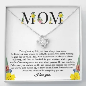 Mom Necklace, Birthday Gift for Mom From Daughter, Sentimental Gifts For Mom, Thank You Mom, Mom Necklace, Mother's Day Gifts