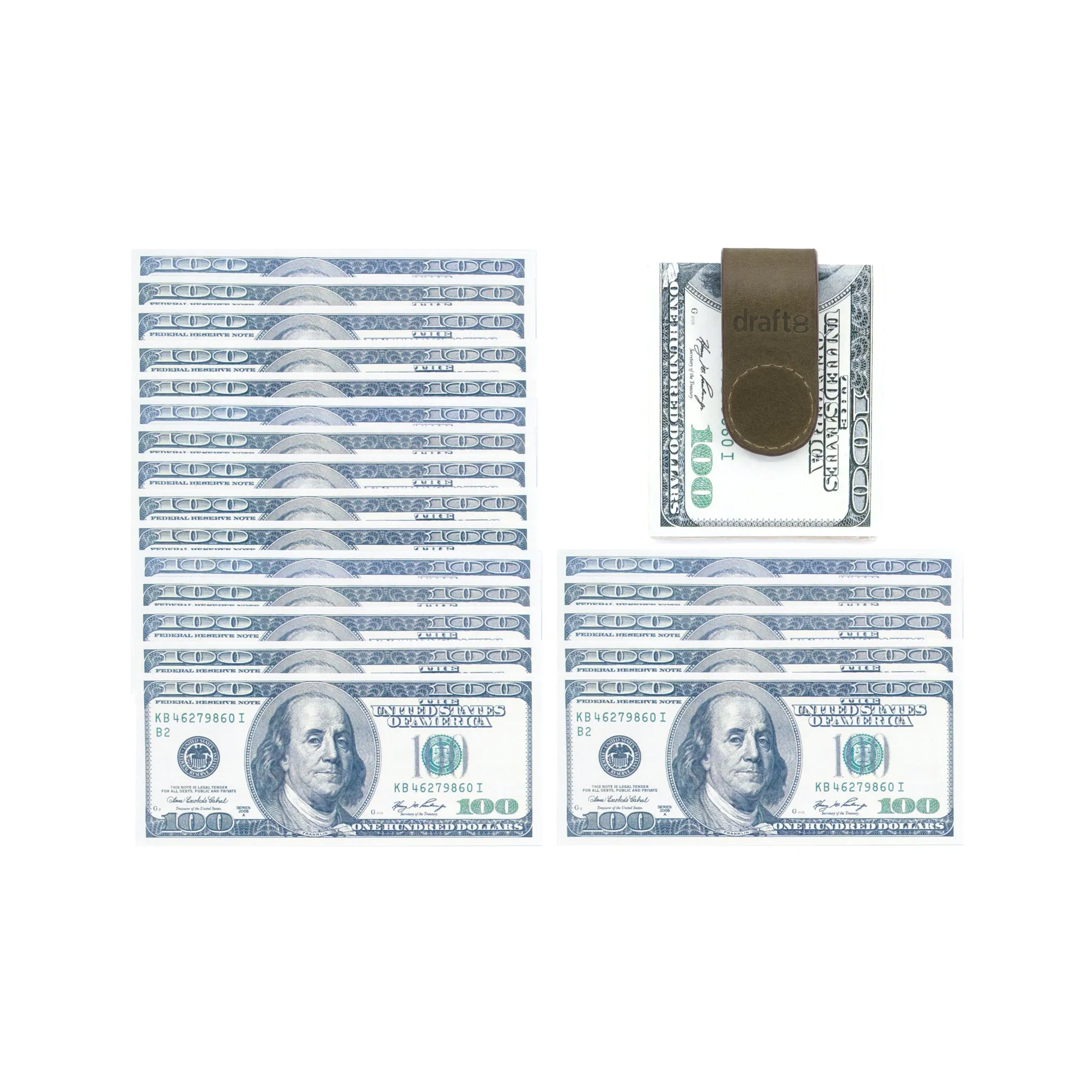 Money Clip B/B Olive