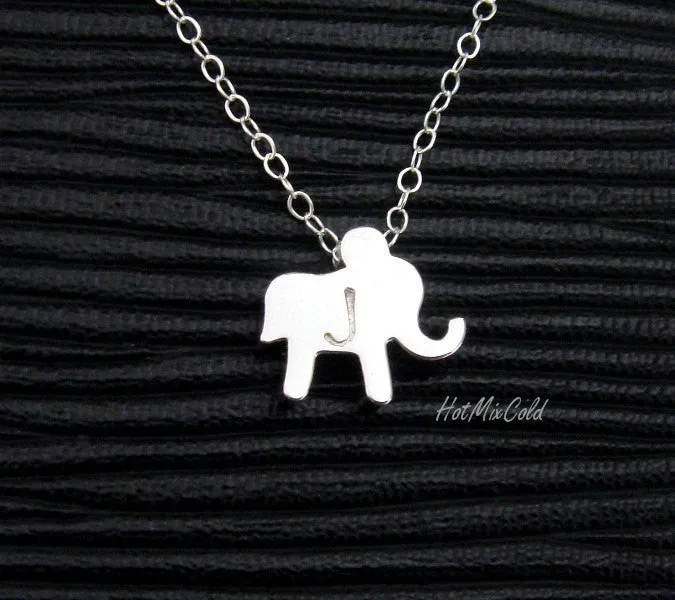 Monogram Elephant Necklace