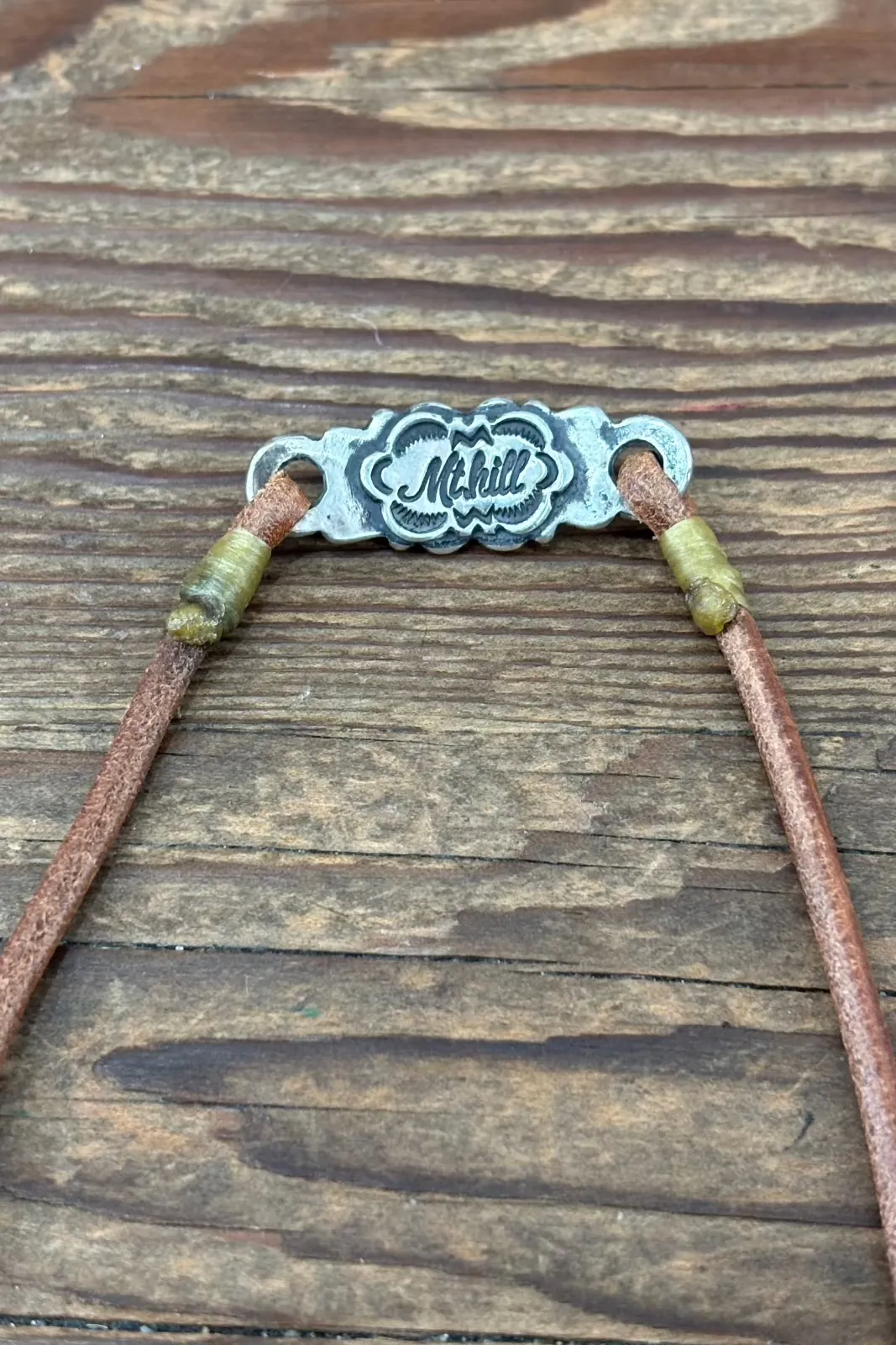 Mt. Hill "Concho Feather" Necklace