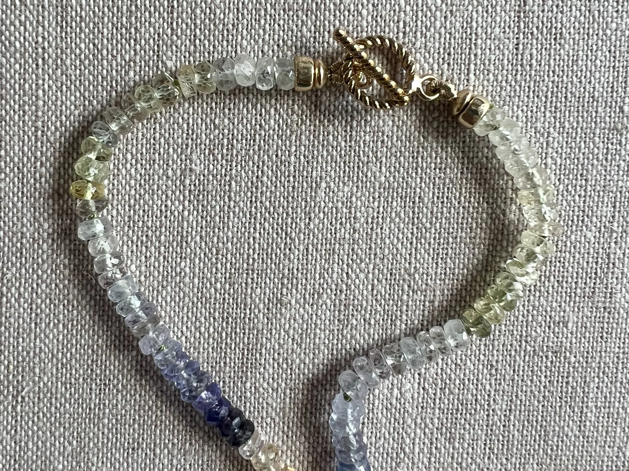 Multi-Colored Sapphire Necklace, AAA 