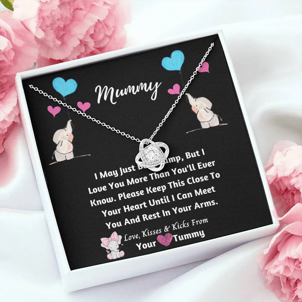 Mummy Love Knot Necklace- Love From Your Tummy