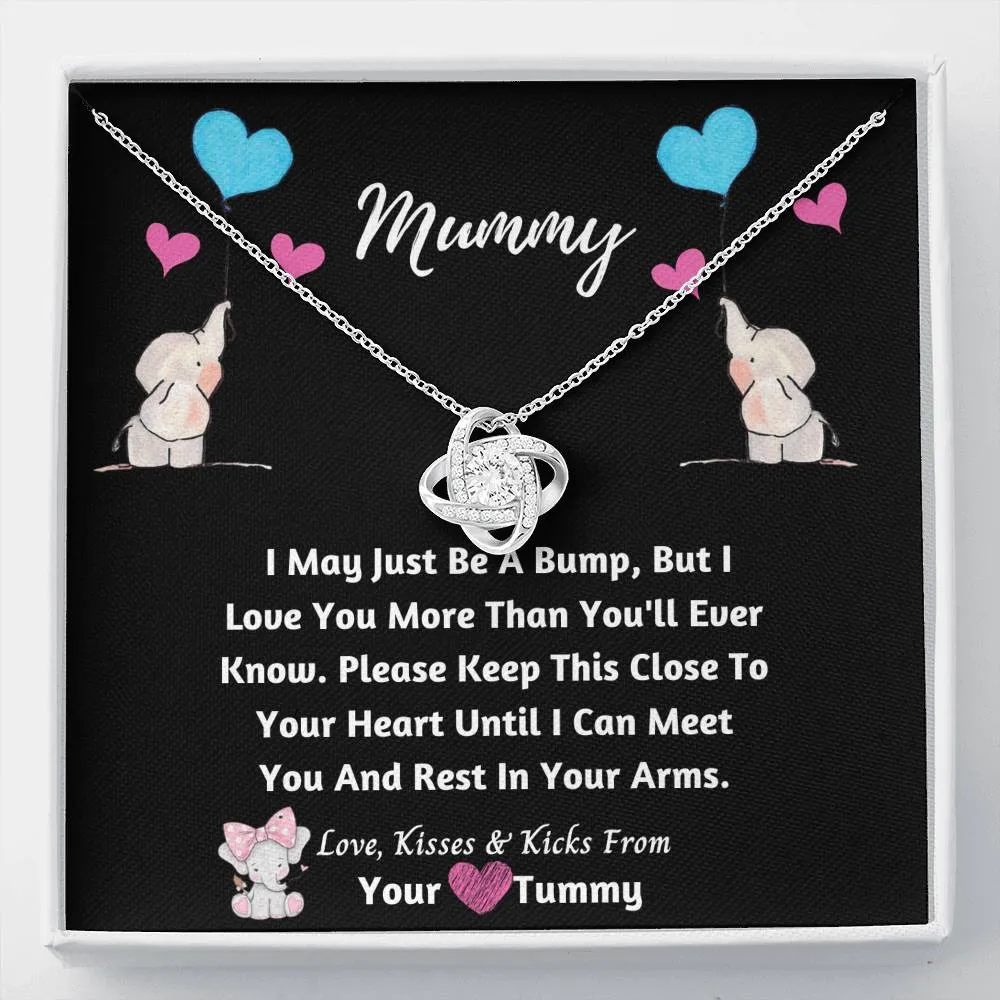 Mummy Love Knot Necklace- Love From Your Tummy