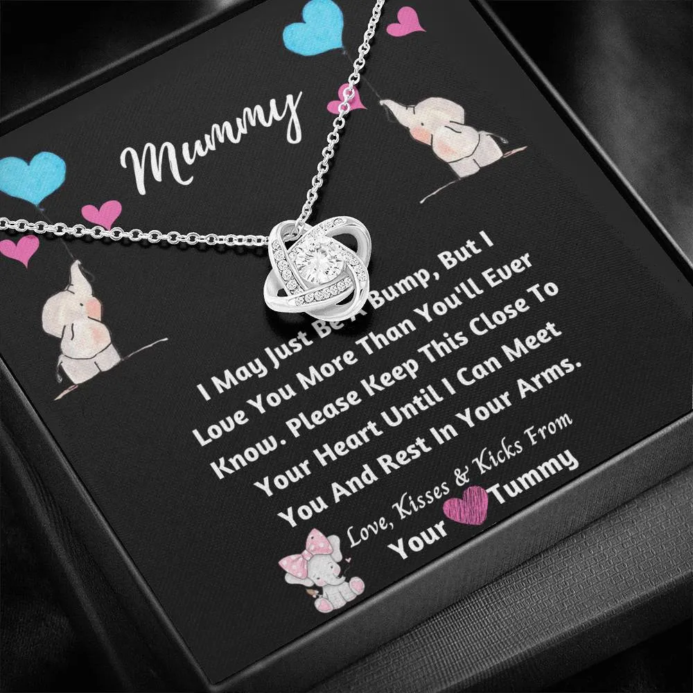Mummy Love Knot Necklace- Love From Your Tummy