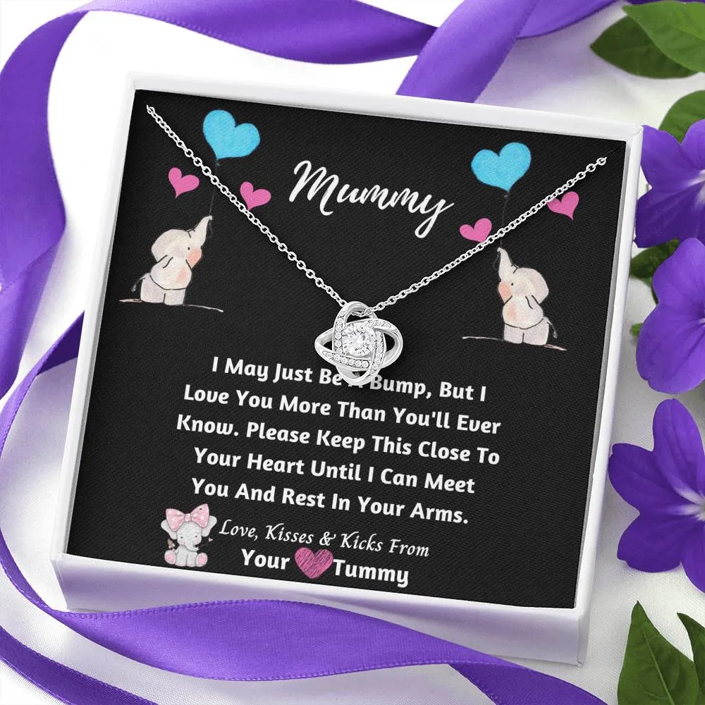 Mummy Love Knot Necklace- Love From Your Tummy